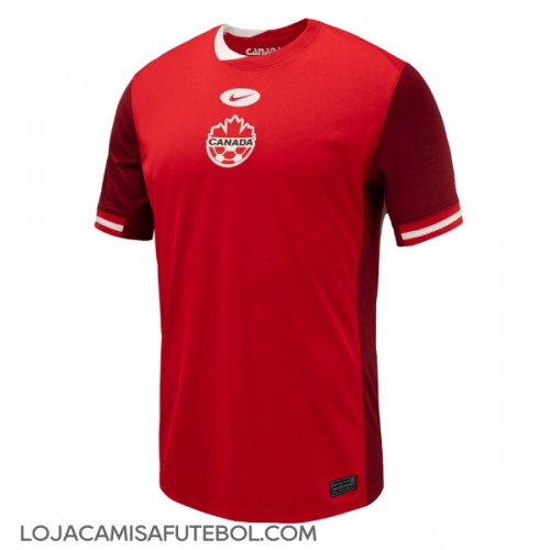 Camisa de Futebol Canadá Equipamento Principal Copa America 2024 Manga Curta